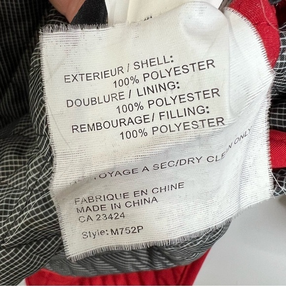 Fennelli reversible red grey boxy quilted barn jacket chore jacket 13/14 - Picture 16 of 16